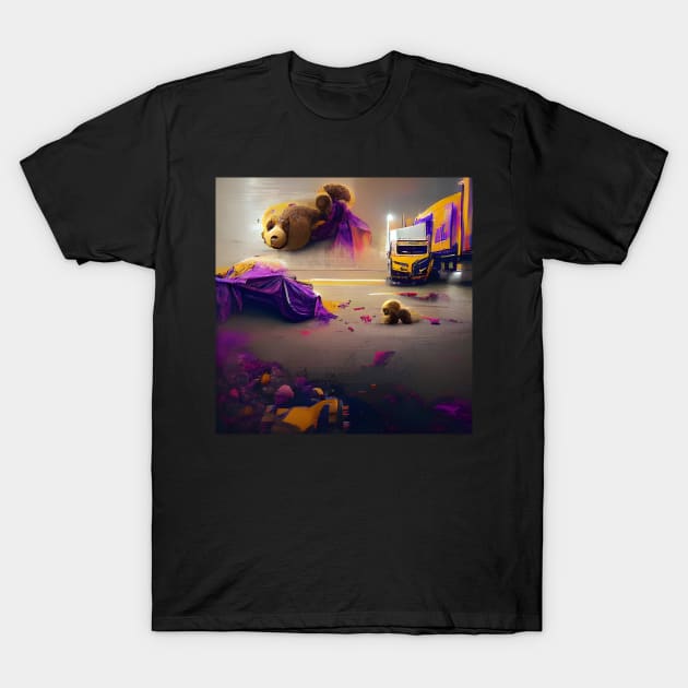 Dead teddy bear T-Shirt by Roguex